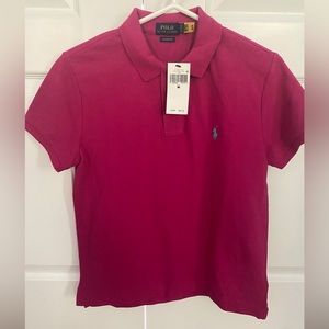 Ralph Lauren Women’s Classic Fit Fuchsia Polo-Size Medium